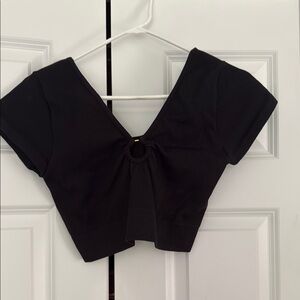 Elegant Black Women's Top